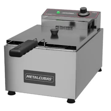 Freidora Metalcubas Eléctrico 5L Inox
