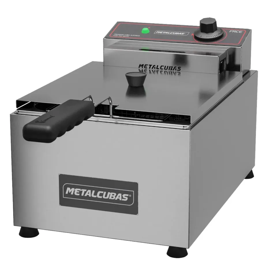 Freidora Metalcubas Eléctrico 5L Inox